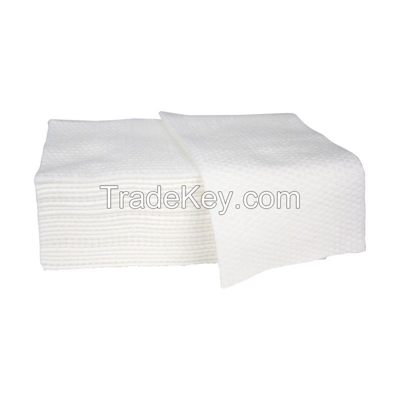 OEM Disposable Soft Cotton Face Towel Paper Dry Facial Cleaning Cotton Tissue Household Supply Outdoor Health Care