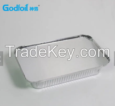 2114 Disposable Rectangular aluminum foil packing Container box