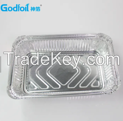 2114 Disposable Rectangular aluminum foil packing Container box