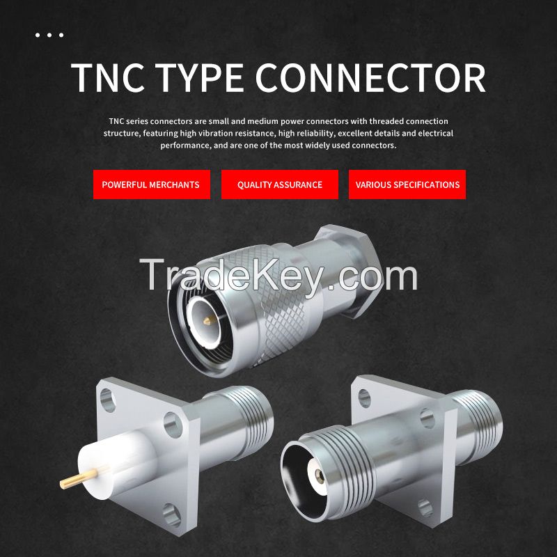 TNC type connectors are designed for the noise that may be generated under vibration.