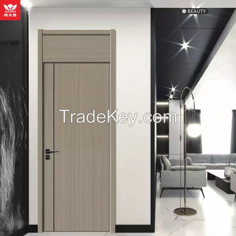 Weimutang custom interior set door, wooden door bedroom door modern minimalist interior door set door