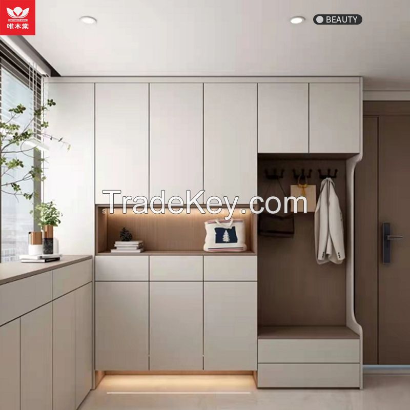 Weimutang shoe cabinet doorway entryway cabinet simple modern large capacity storage cabinet living room balcony door outside the entry shoe cabinet