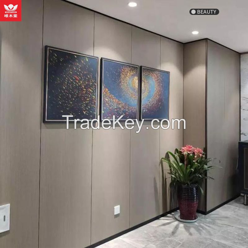 Weimutang environmental sound insulation panels integrated wall panels bedroom home wall, solid wood veneer veneer decorative panels multilayer panels bamboo wood fiber