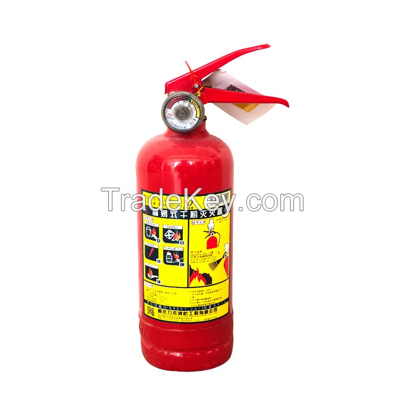 Simple dry powder fire extinguisher is a new type of high-efficiency fire extinguisher, light and convenient to use