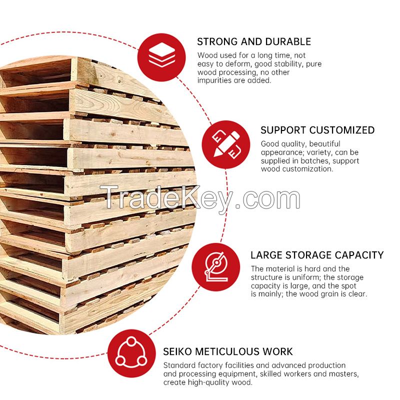 Wooden pallets are made of natural wood as raw materials (for customized products, please contact customer service)