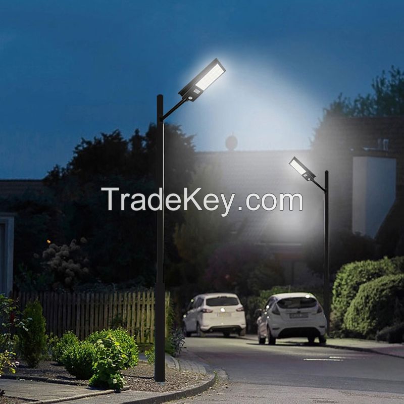 Fast delivery remote control outdoor waterproof led solar garden street light