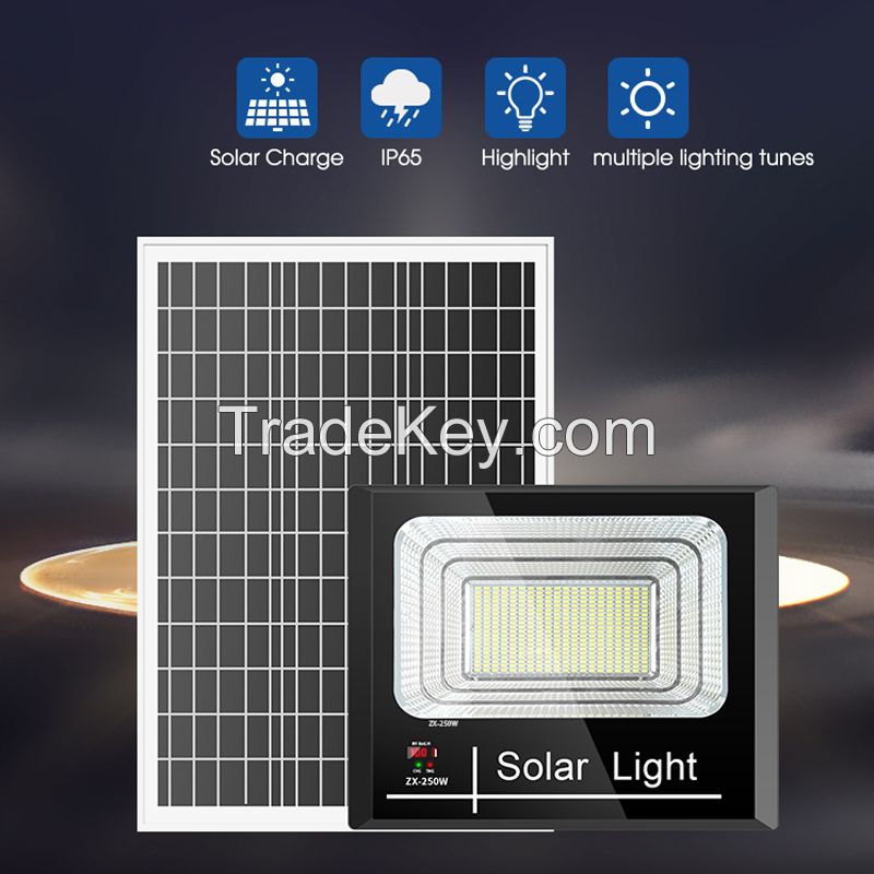 Solar Powered Waterproof Outdoor 135w 200W 250W 300W 350W 400W Garden Led flood light