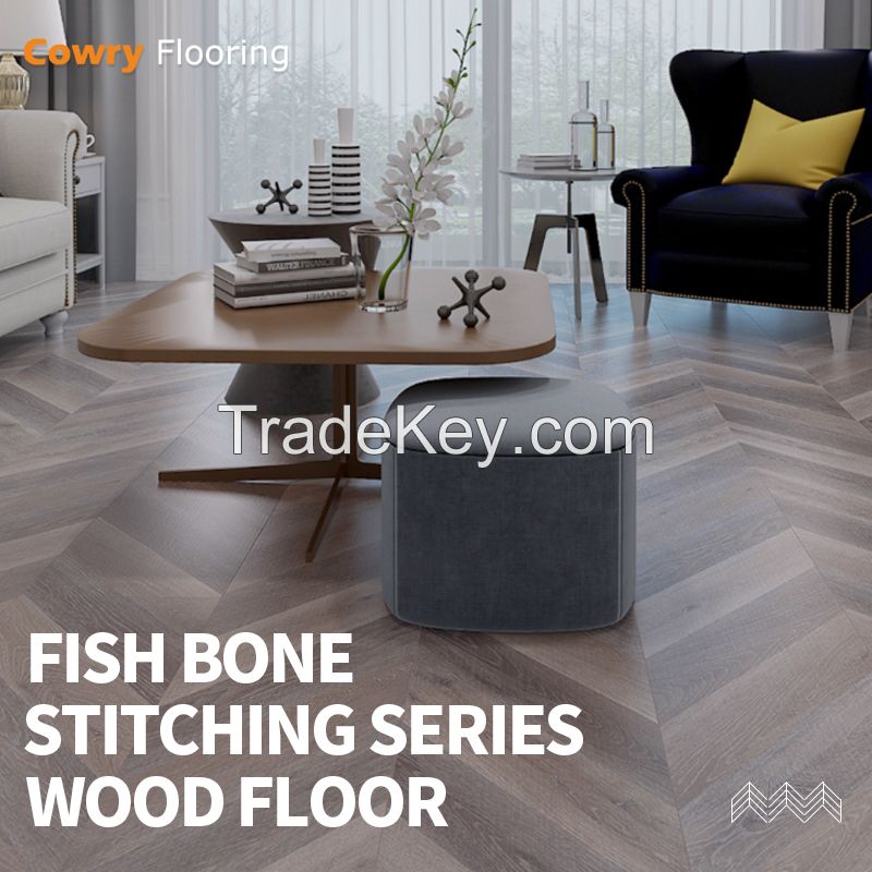 Crowry Flooring Fish bone stitching series floor