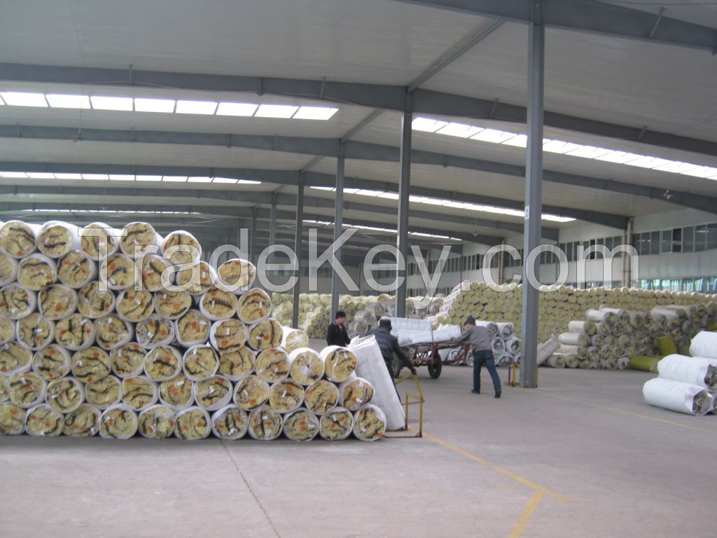 2022 top quality A grade fireproof glass wool roll glass wool insulation materials