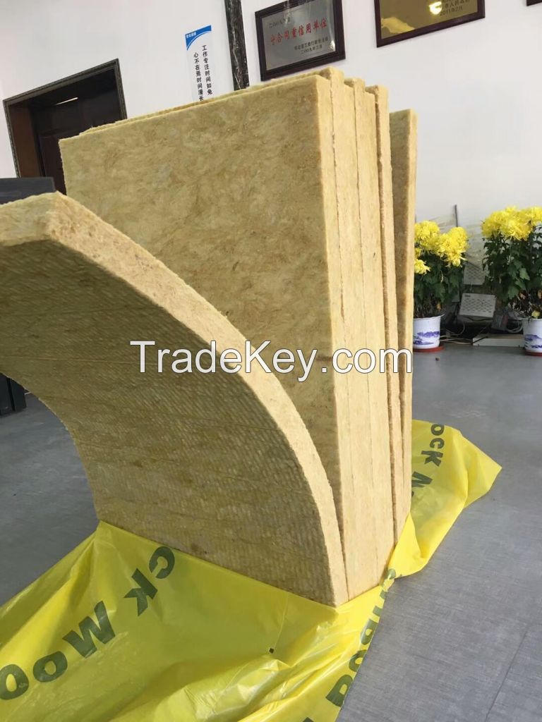 China factory cheaper rock mineral wool insulation board 80kg/mÂ³