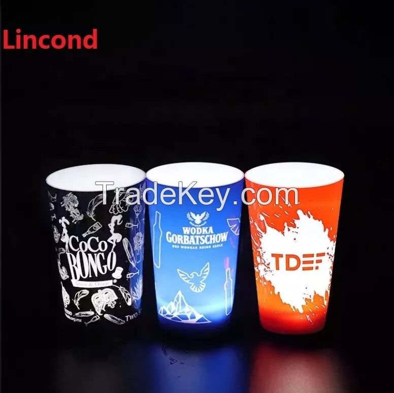 OEM 12oz/14oz/16oz Led Light Flashing Cup