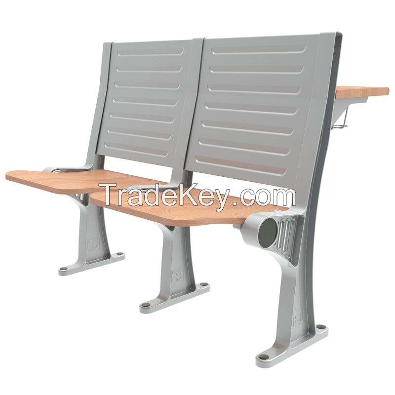  Fixed table and chair steps classroom table and chair aluminum alloy metal frame, no rust