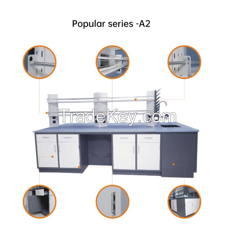 Custom all steel test bench with polyurethane foam soundproof board