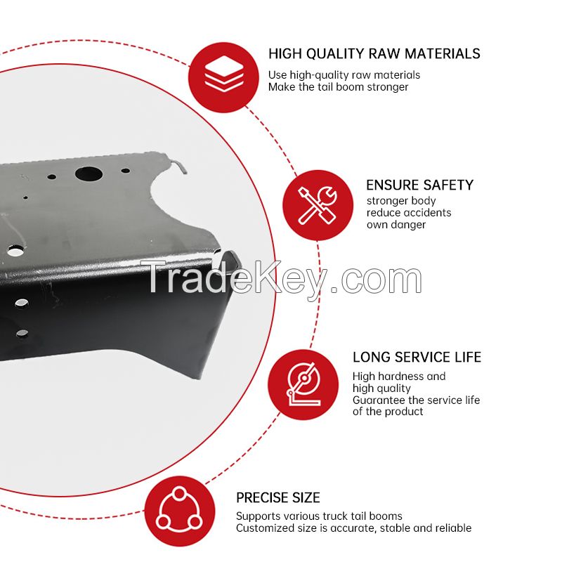 Heavy truck tail beam supports customization