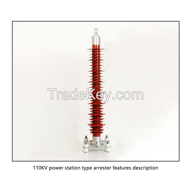 Zinc oxide lightning arrester electronic fence accessories 20kV high
