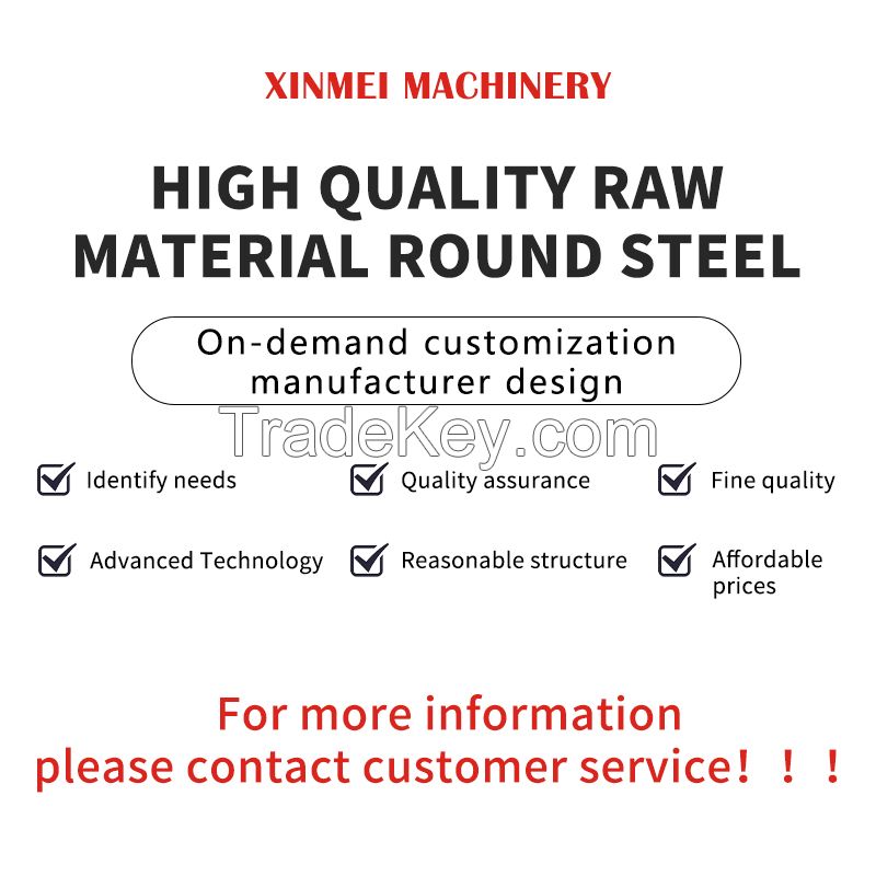 Raw materials: round steel deformed steel can be customized for brackets, on-site foundations, bolts, steel shafts, guardrails, etc. Welcome to consult