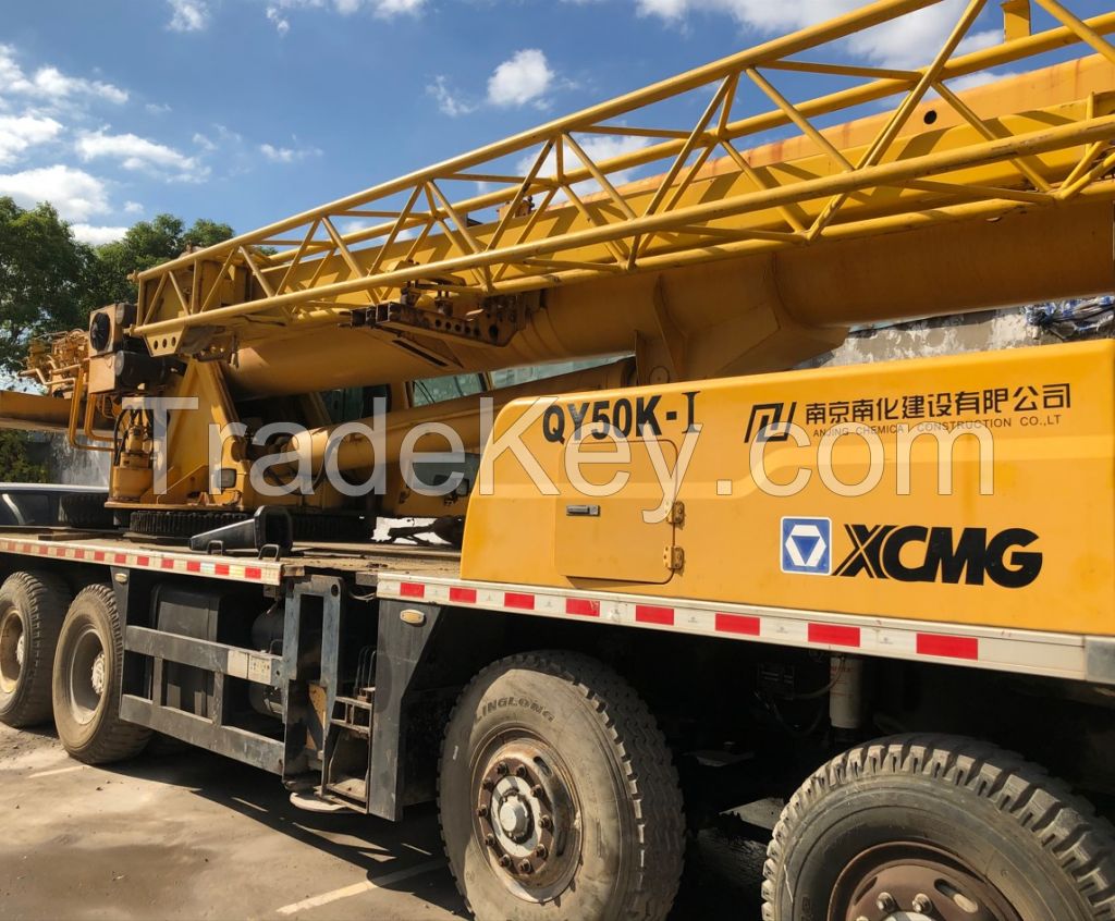 XCMG 50T QY50K used truck crane Chinese crane for sale