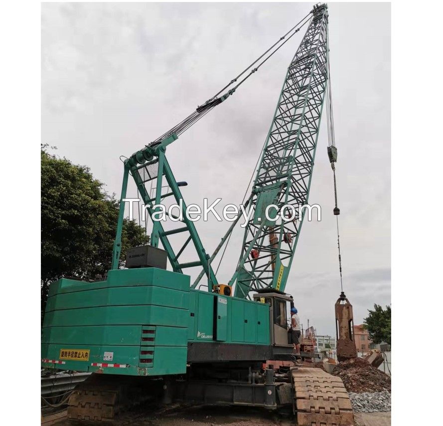 150ton used Kobelco crawler crane made in Japan original high quality