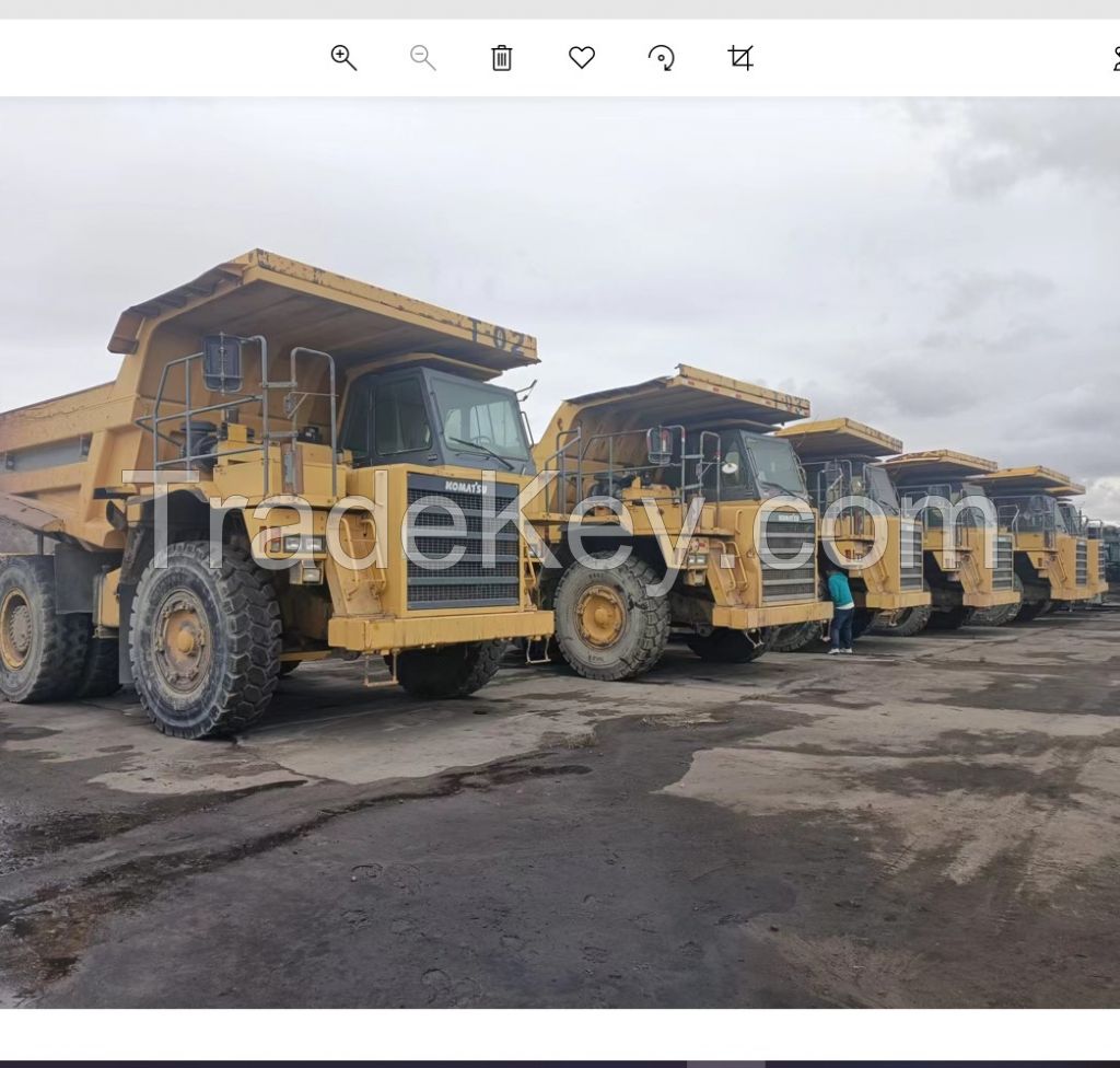 55ton Used Dump truck mining equipment Japanese HD465 dump truck