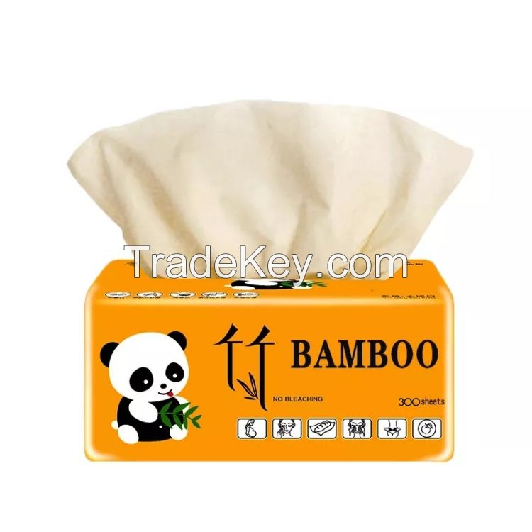 customized 100% pulp bamboo facial toilet tissues 3 ply