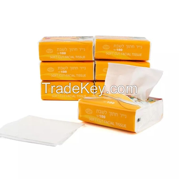 Facial Tissue Paper for Home Wholesale Cheap Pulp 2 Ply Facial Tissue soft Pack