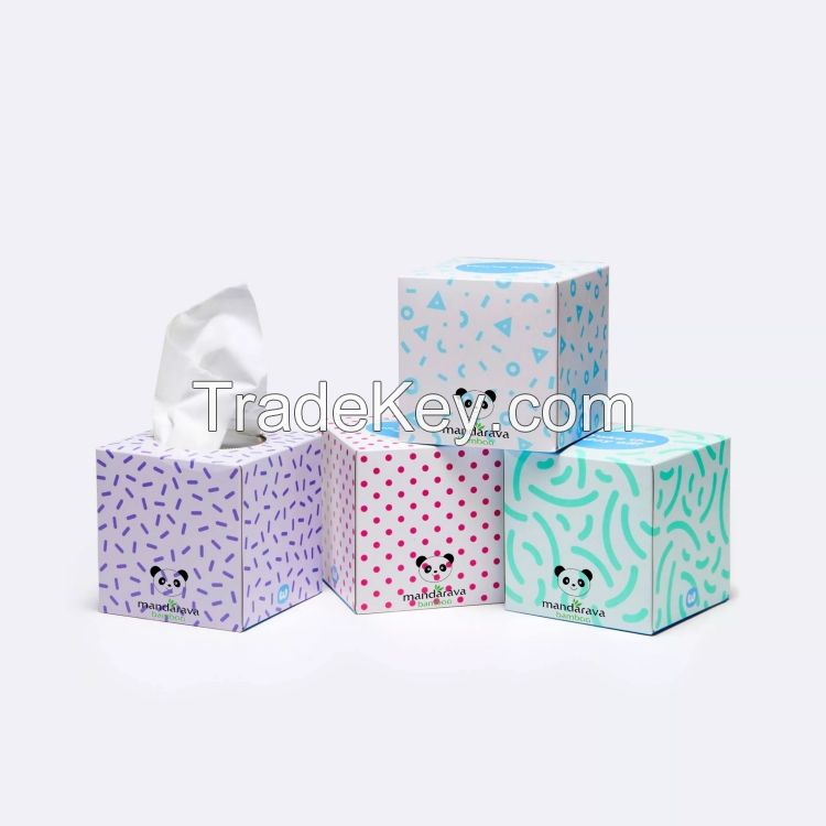 1/4 Virgin Wood Pulp Wholesale Custom OEM Factory Box Facial Tissue Paper