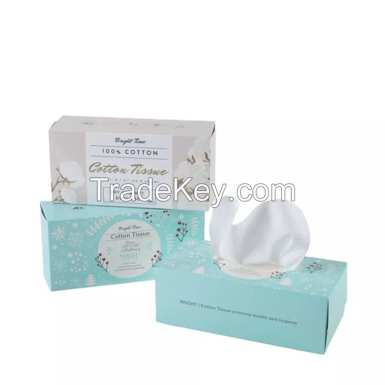 kraft paper box face facial tissue