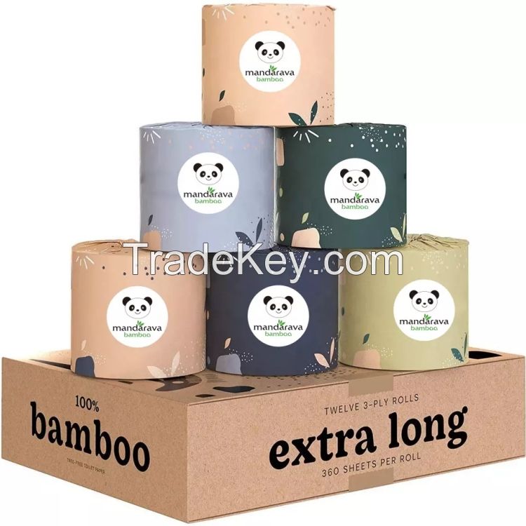 Popular Rolled Toilet Paper Tissue With Gifr Box Packing