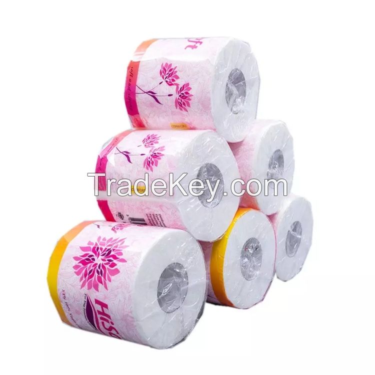 Embossed Tissue Paper Roll Toilet Paper Soft Toilet Tissue