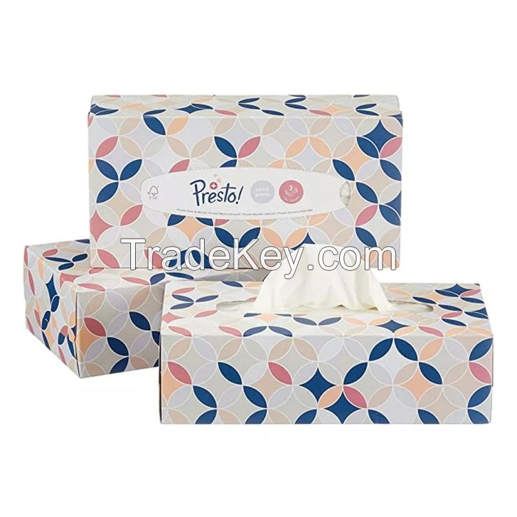 Cotton Face Facial Tissue With Box Packing