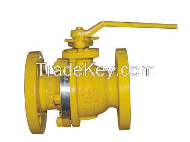 Stainless steel flanged end Ball Valve