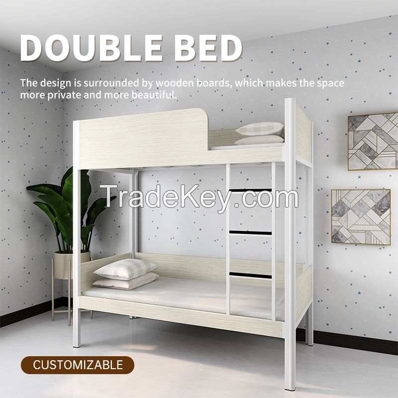  Double height bed, ladder design, anti-skid, moisture-proof and noise proof, contact customer service for customization