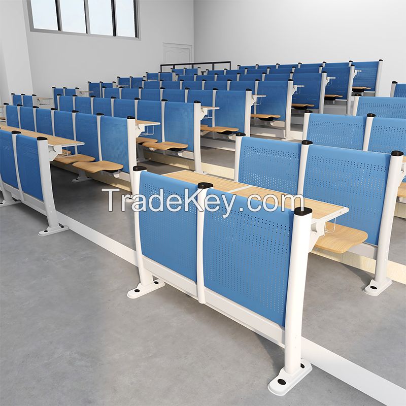 Contact customer service for customization in front, middle and back rows of ladder desks