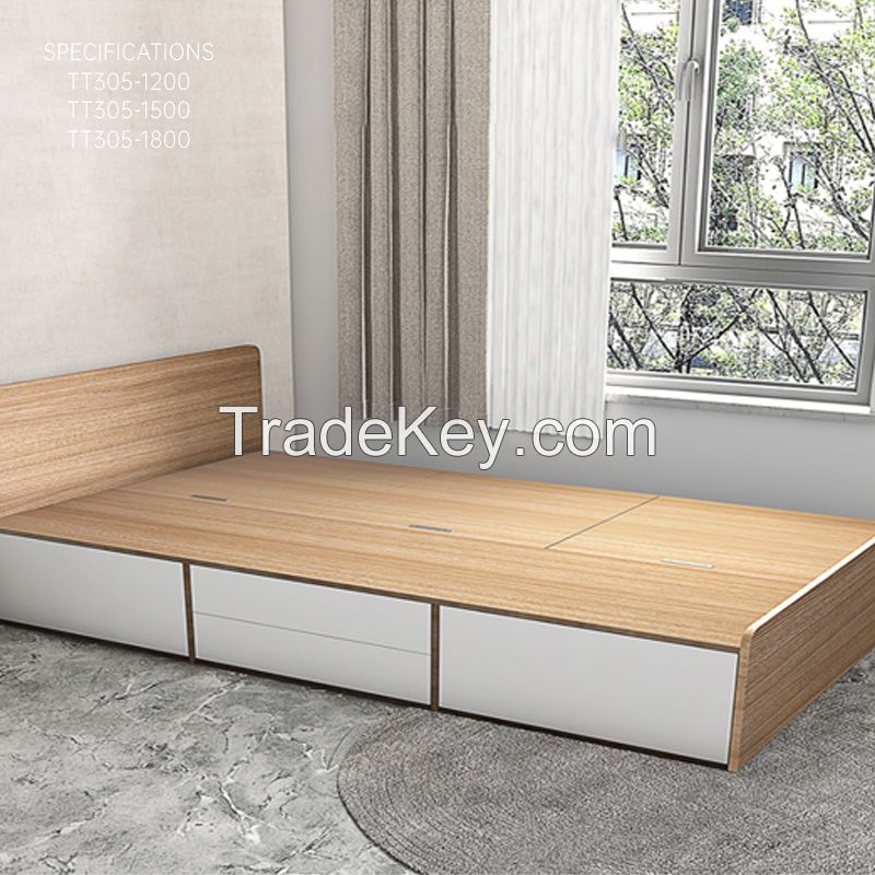 TAITAN Custom bed Bedroom Double bed single bed Hotel dormitory custom bed many styles optional