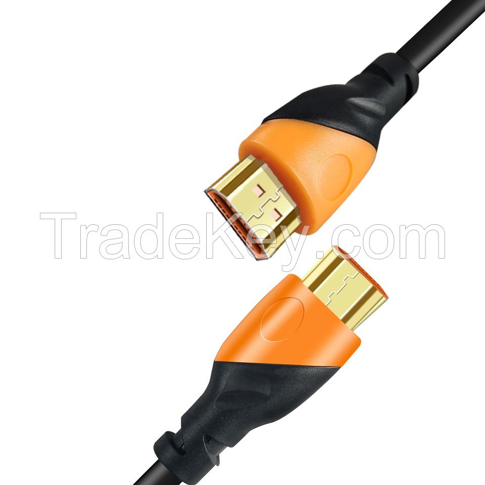 High-speed Golden Plated Hdmi Cable 2.0 Version 3D 4K Bare Copper Hdmi Cable