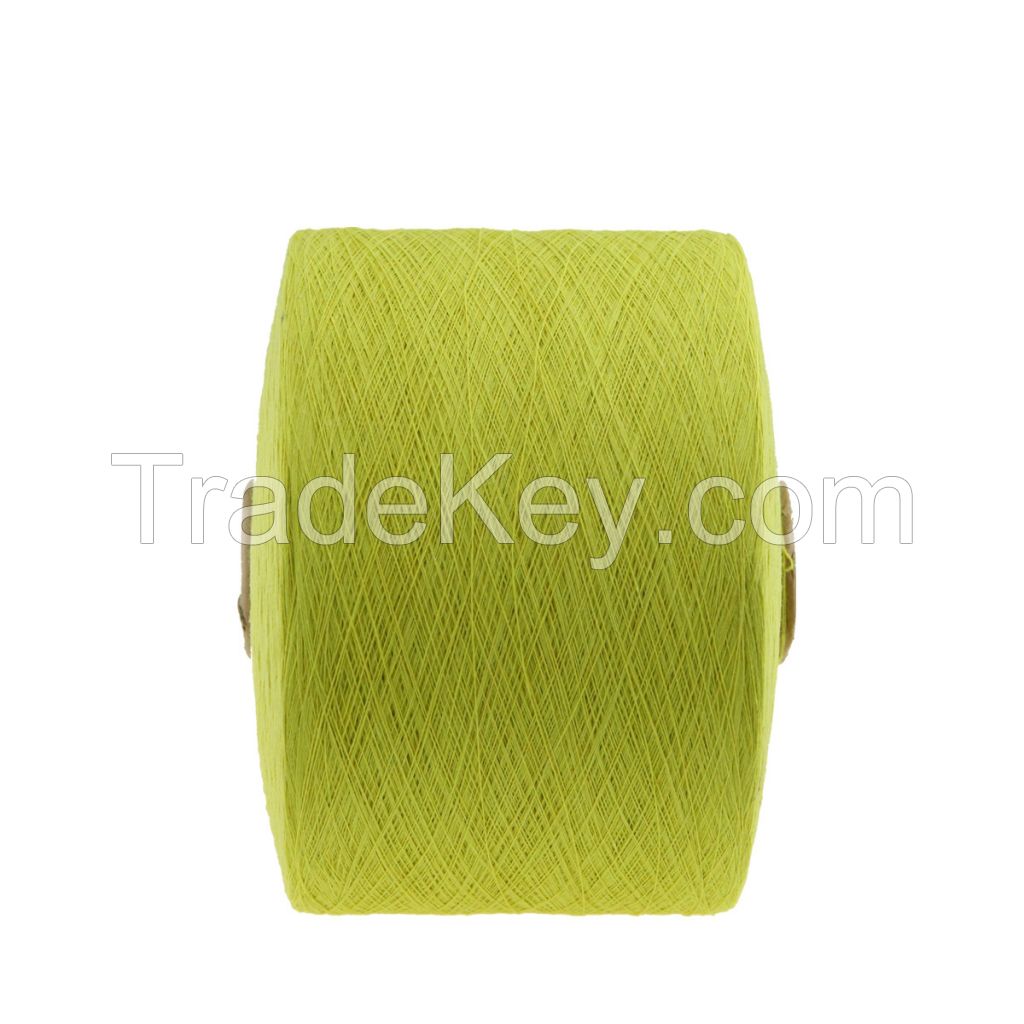  Wholesale Manufacturer NE20 30S 40S Open end carded regenerated cotton polyester Yarn for Knitting fabric or socks