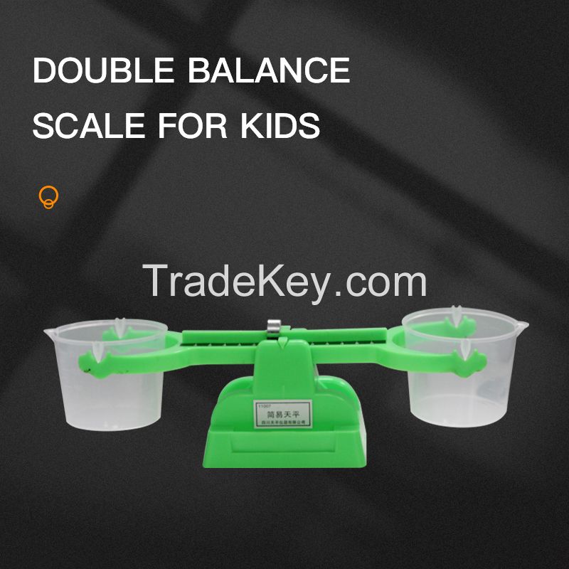 Double Balance Scale for Kids Clear Bucket Balance Scale for Liquids