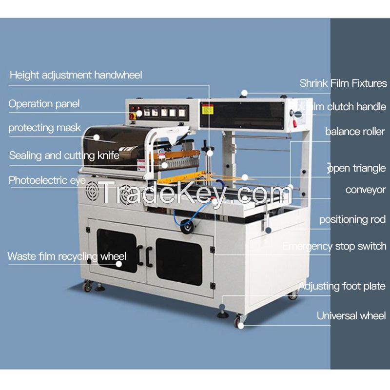 Shenzhan-POF heat shrinkable film + sealing and cutting machine +heat shrinking machine/Customized models