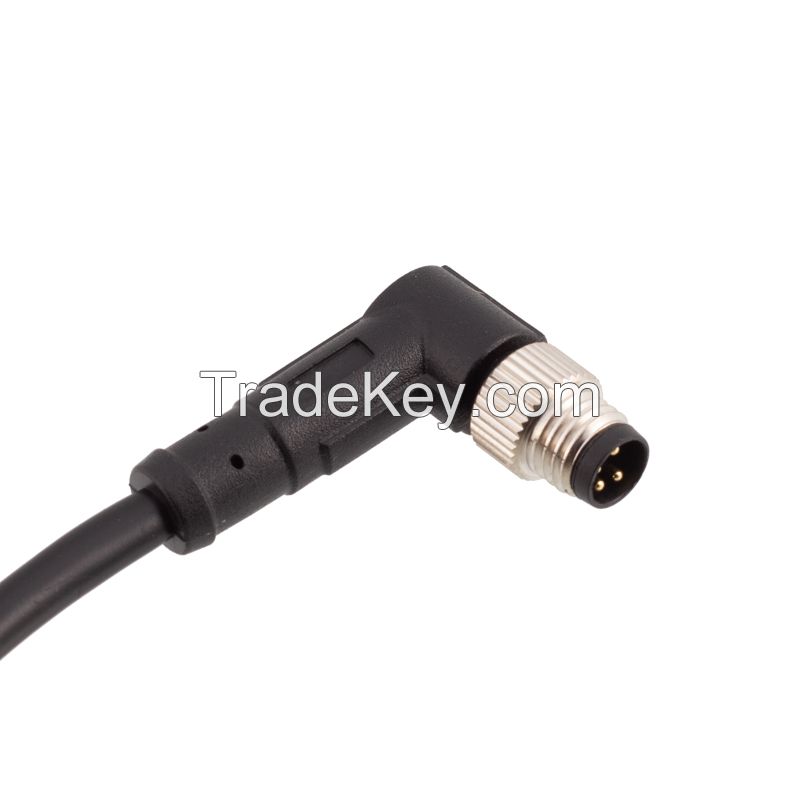 M8 IP67 Waterproof Electrical Wirable Connector