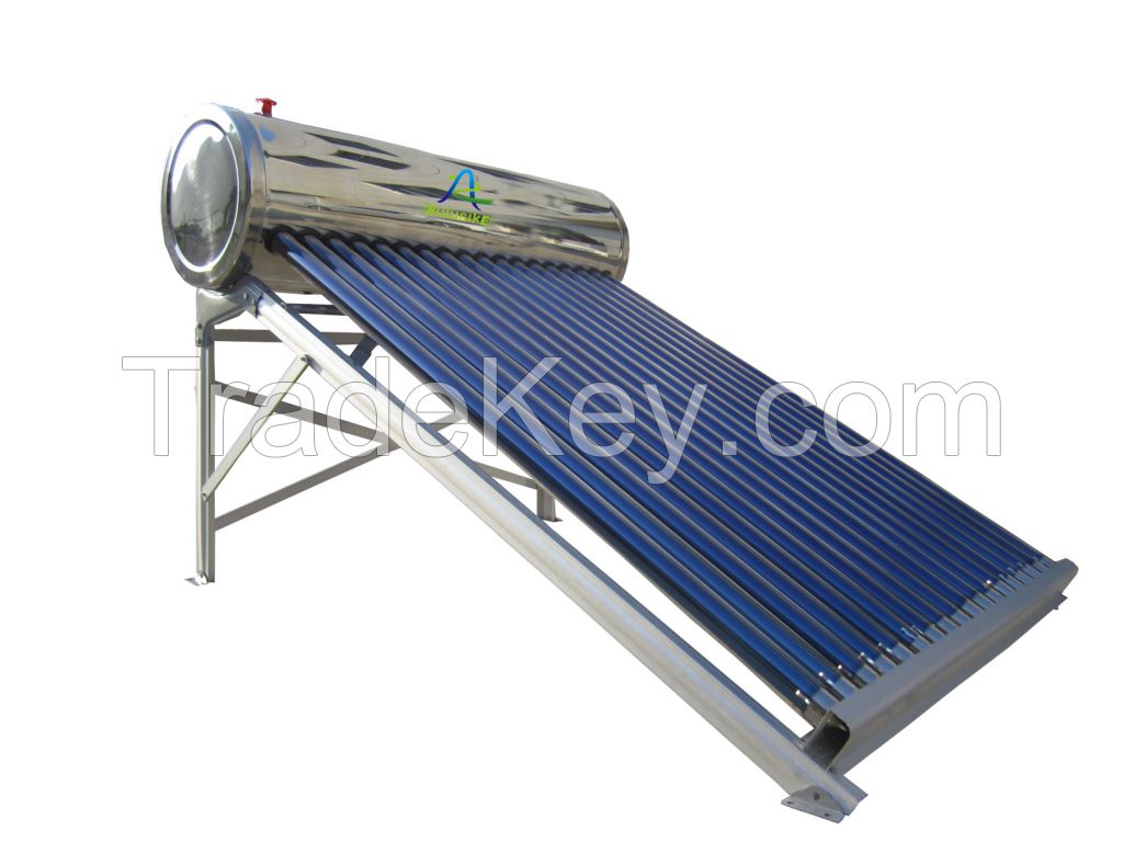 Low Pressure Vacuum tube solar water Heater