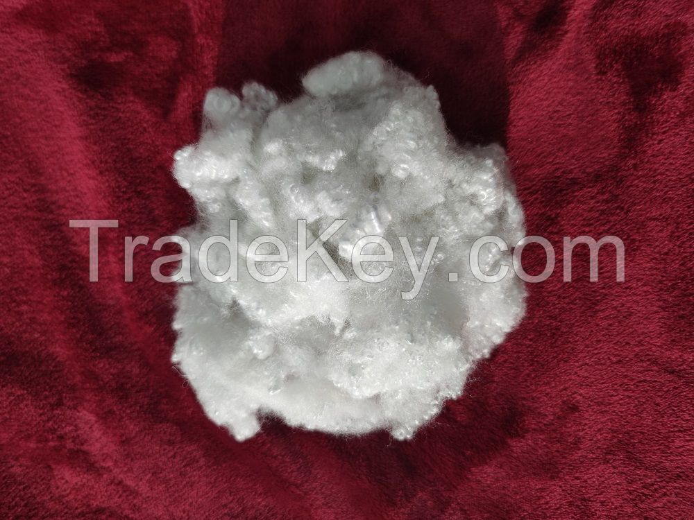 good quality white Virgin 100% Polyester flame retardant 4D*51MM polyester staple fiber for clothing