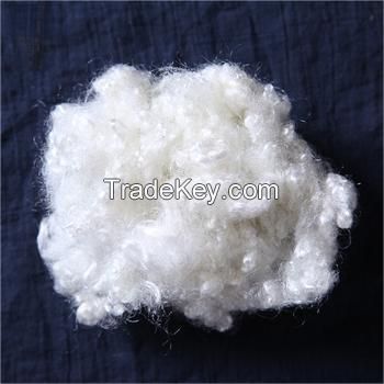 good quality 100% Polyester Virgin 15D*32mm HCS Polyester Staple Fiber for filling