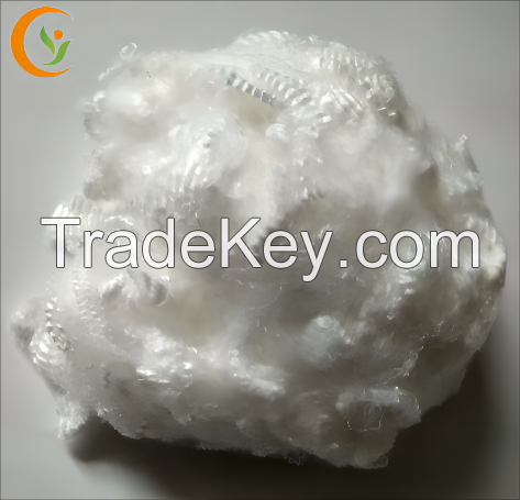 good quality soft white 100% Polyester 1.5D*32mm Low Melt Polyester Staple Fiber for filling