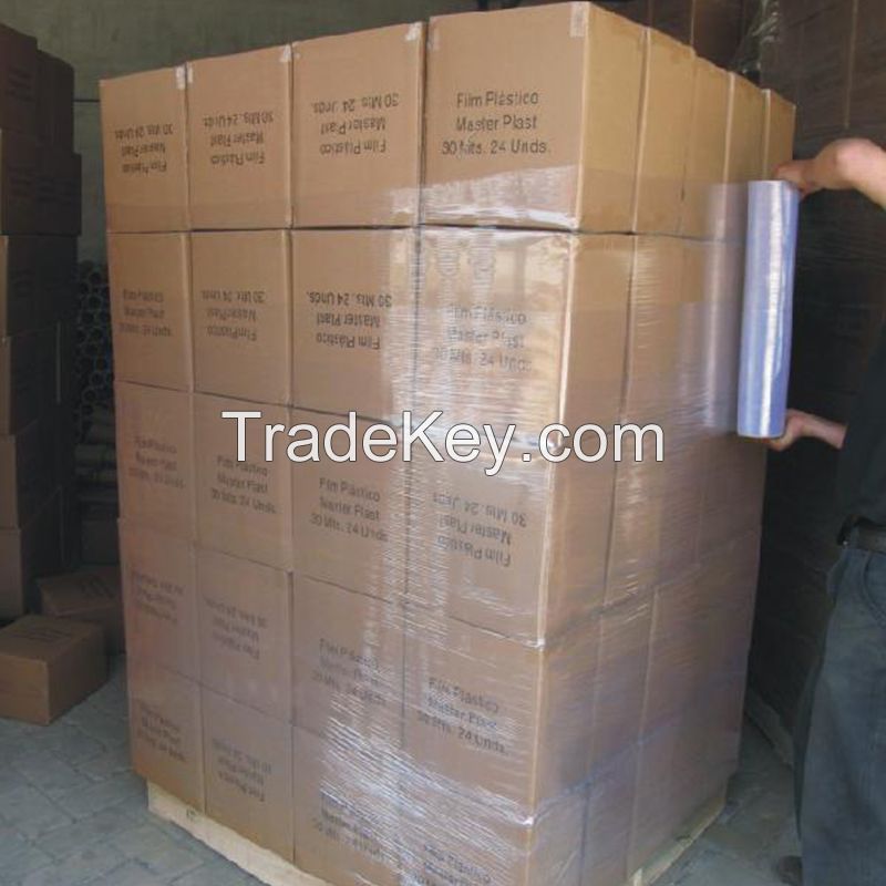 Machine PE wrapping film packaging film stretching film can be customized Width 50cm, weight 5kg, thickness 2.5-3s