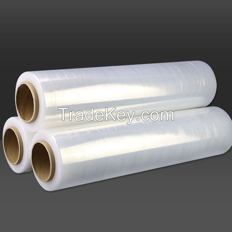 Hand PE wrapping film packaging film packaging stretch film can be customized Width 50cm, weight 2.5kg, thickness 2S