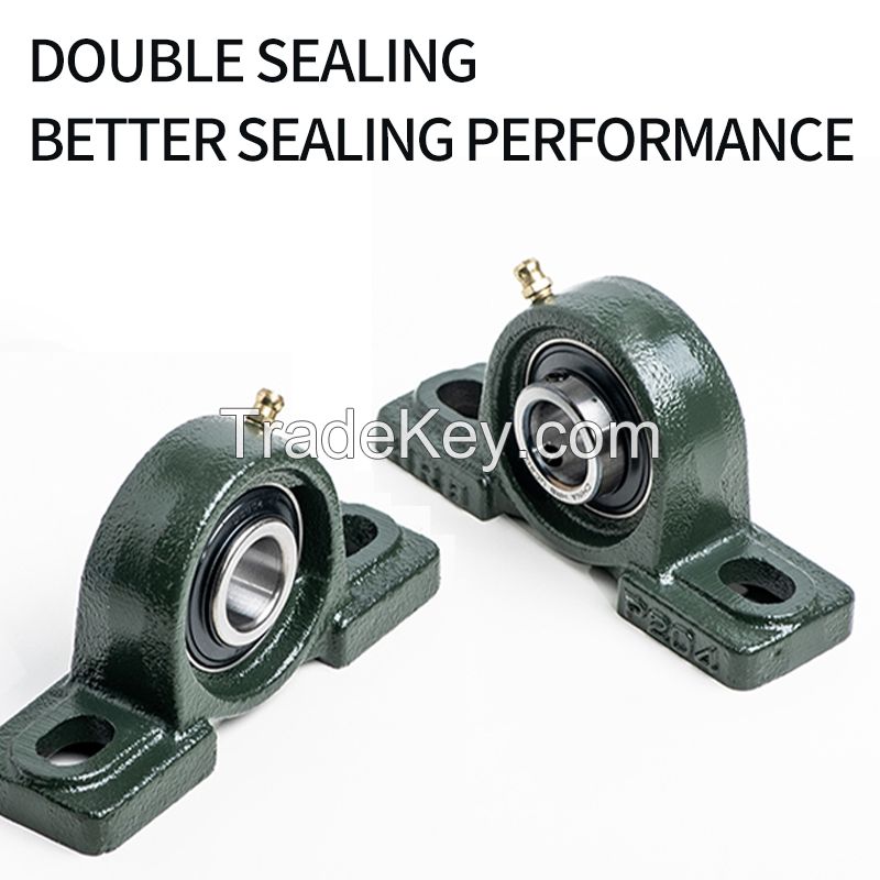 Factory direct sales，Outer spherical belt seat bearing UKP204 vertical bearing support customization