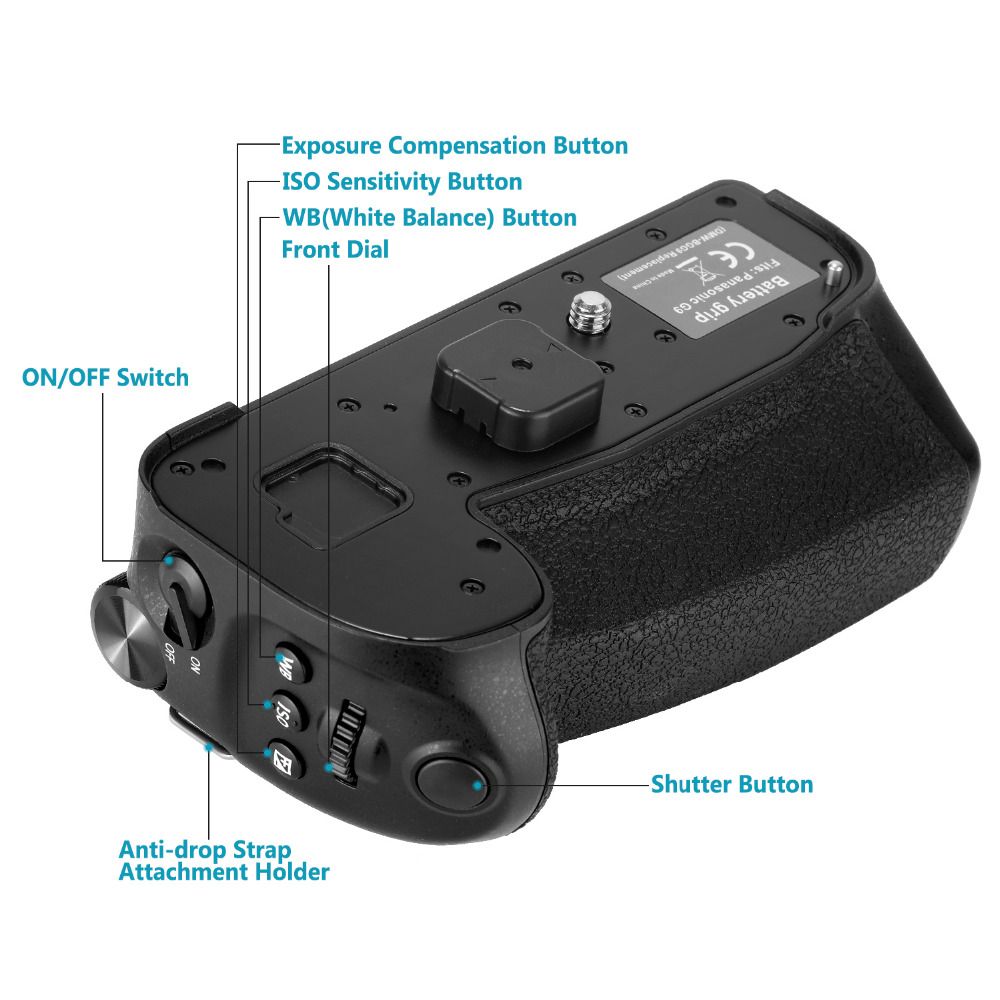 DMW-BGG9 Battery Grip DMW-BGG9 BGG9 Vertical Grip for Panasonic G9 DC-G9 Battery Grip