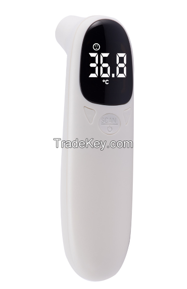 Infrared forehead temperature hanging wall thermometer