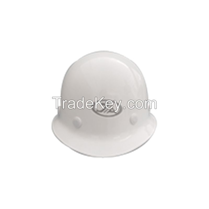 Safety helmet construction site red safety helmet summer breathable building construction high-strength FRP anti smashing helmet leadership supervision electrician labor protection 10 jacking up