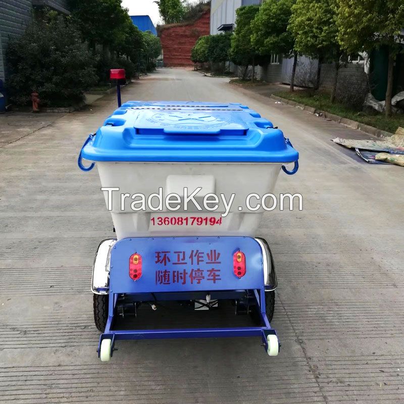 Garbage storage truck Garbage short-distance transport truck Electric three-wheeled cleaning truck